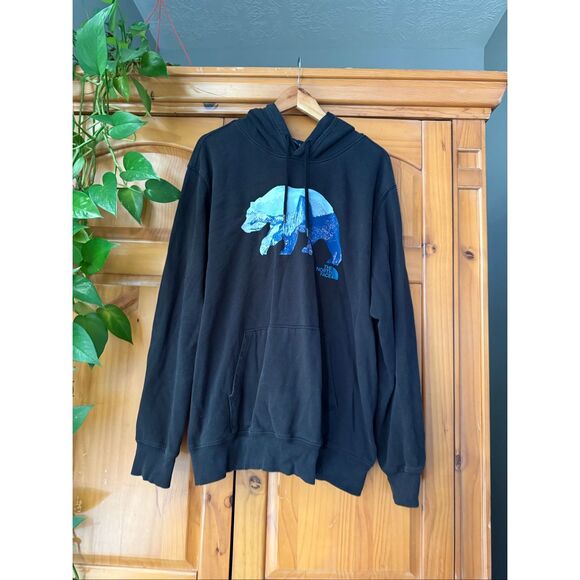 The North Face Men’s Bear Graphic Hoodie – Gray, XL - Picture 2 of 9